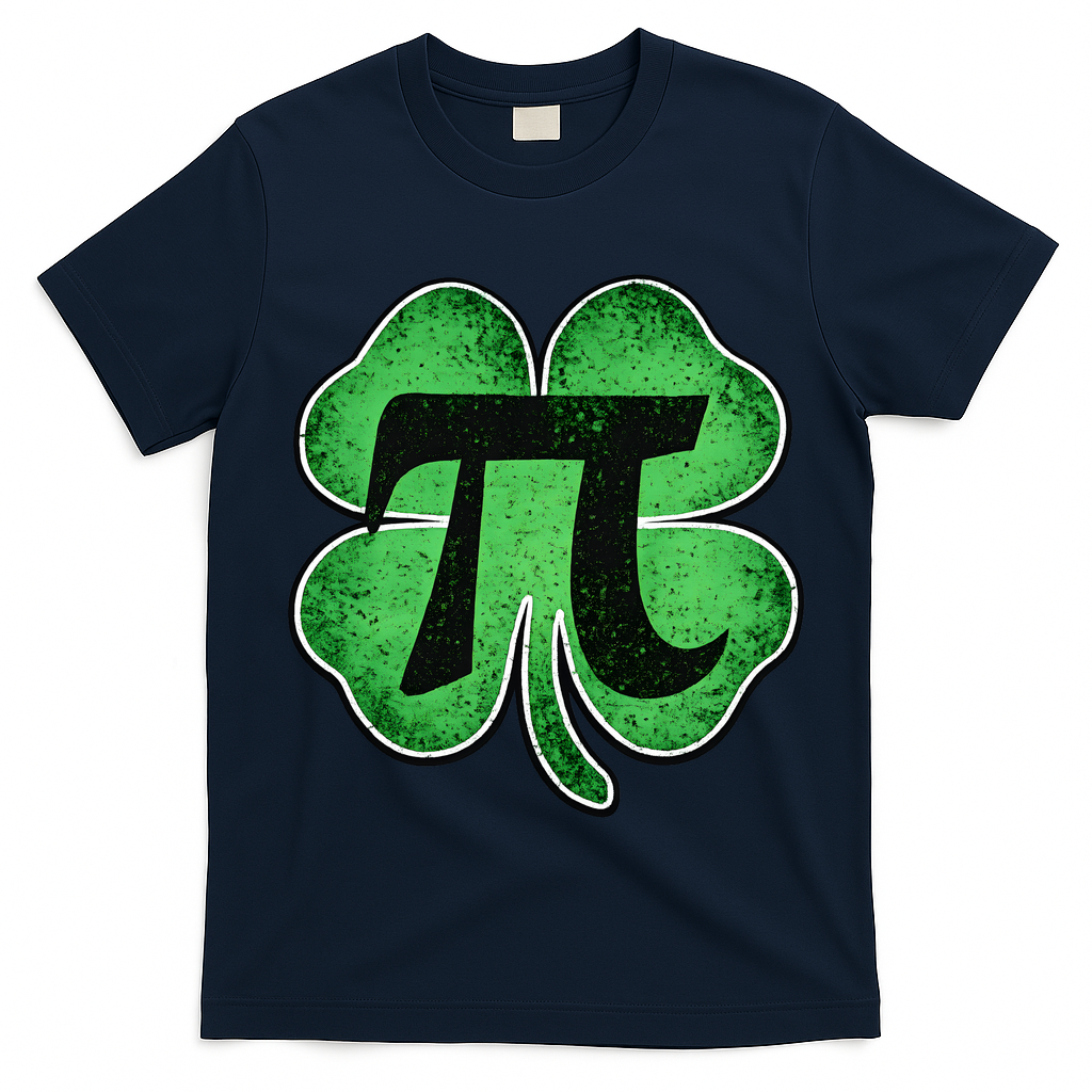 Pi Day Lucky Irish Clover 3.14 St Patrick's Day T-Shirt