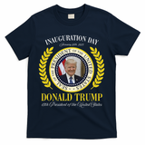 President Donald Trump Inauguration Day 2025 Memorabilia Gift T-Shirt - Navy