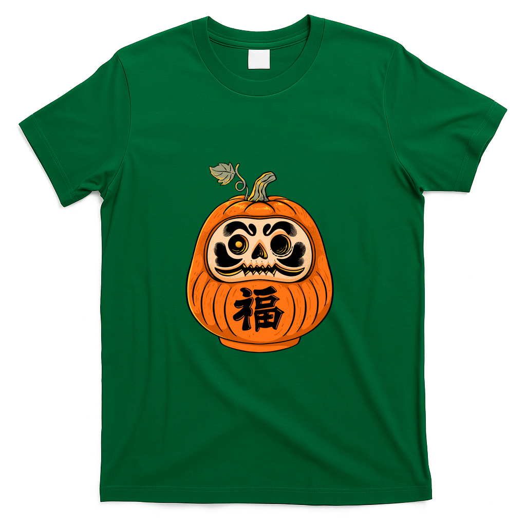 Pumpkin Daruma - Green