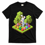 Pixel Easter Bunny Video Gamer Egg Hunting Fun Boy  T-Shirt