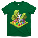 Pixel Easter Bunny Video Gamer Egg Hunting Fun Boy  T-Shirt
