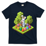 Pixel Easter Bunny Video Gamer Egg Hunting Fun Boy  T-Shirt
