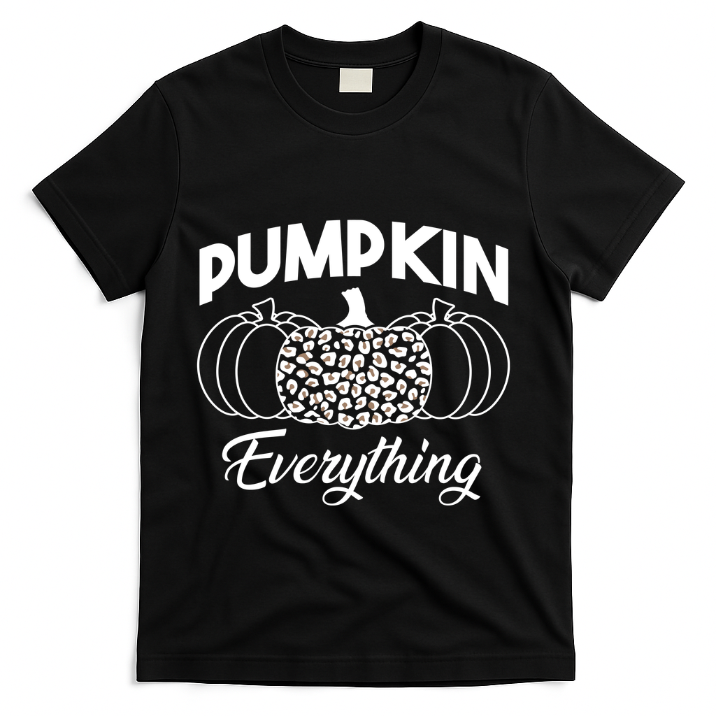 Pumpkin Everything Halloween Lover T-Shirt - Black