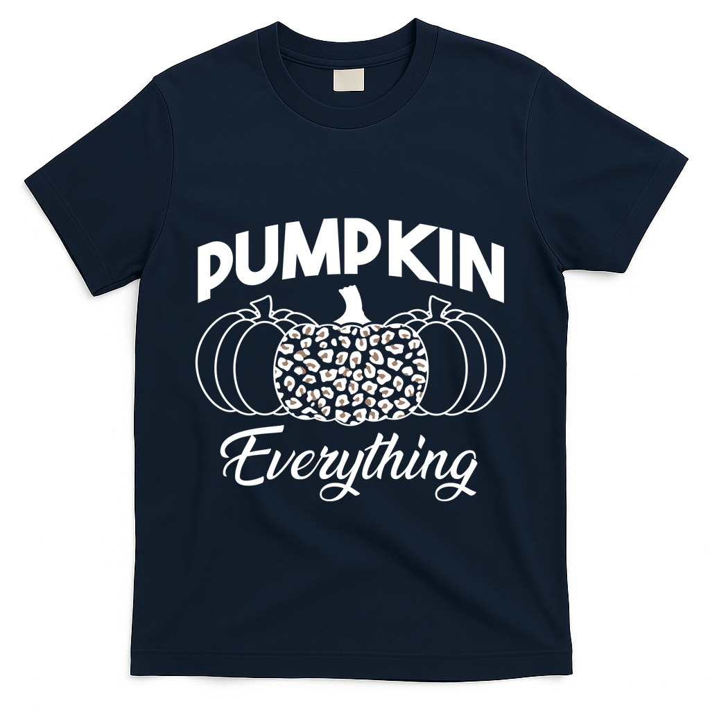 Pumpkin Everything Halloween Lover T-Shirt - Navy