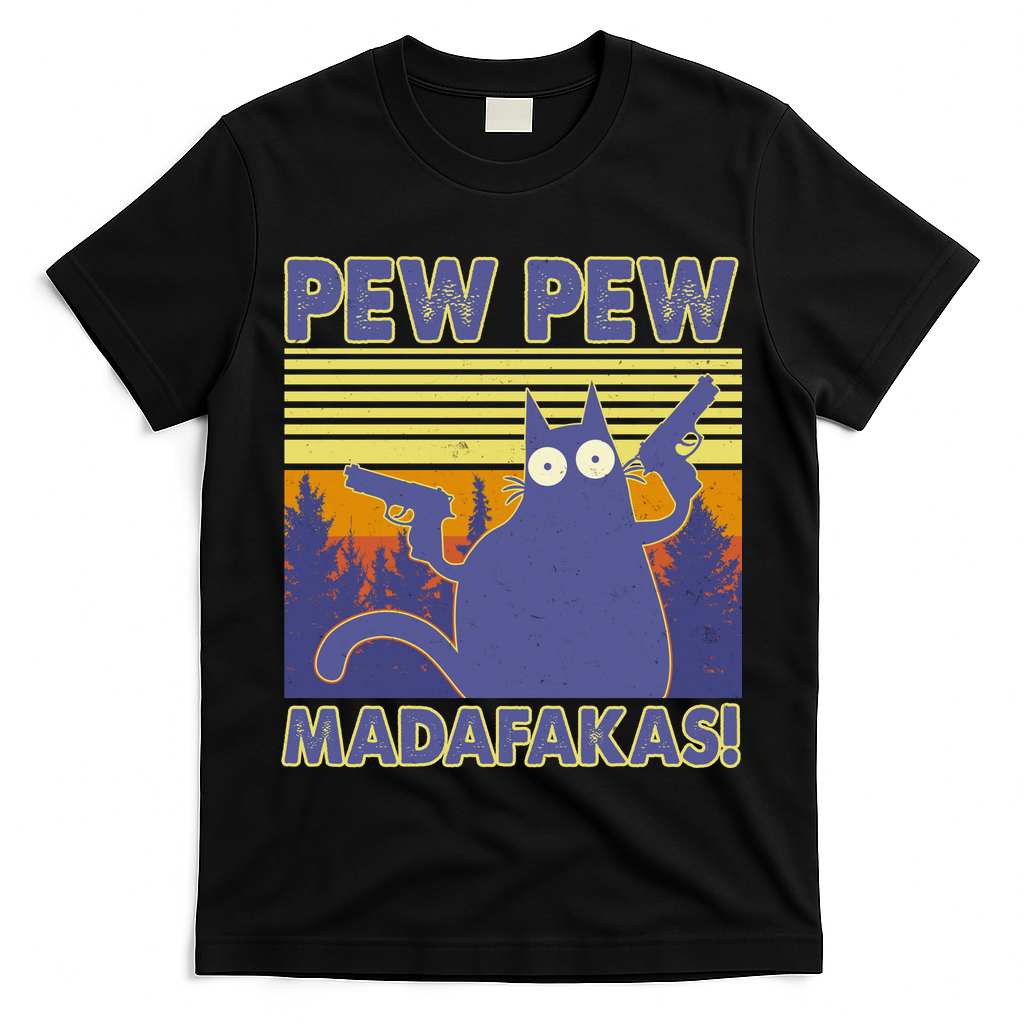 Funny Pew Pew Madafakas T-Shirt