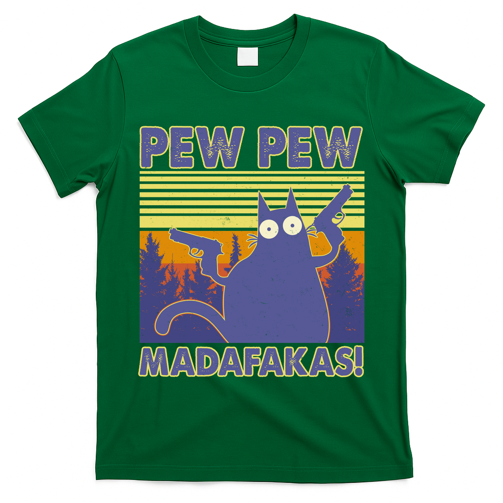Funny Pew Pew Madafakas T-Shirt