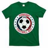 Panama Football 1937 Vintage Soccer Emblem T-Shirt - Irish Green