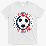 Panama Football 1937 Vintage Soccer Emblem T-Shirt - White