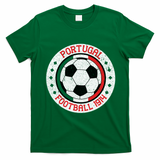 Portugal Football 1914 Vintage Soccer Emblem T-Shirt - Irish Green