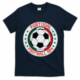 Portugal Football 1914 Vintage Soccer Emblem T-Shirt - Navy Blue