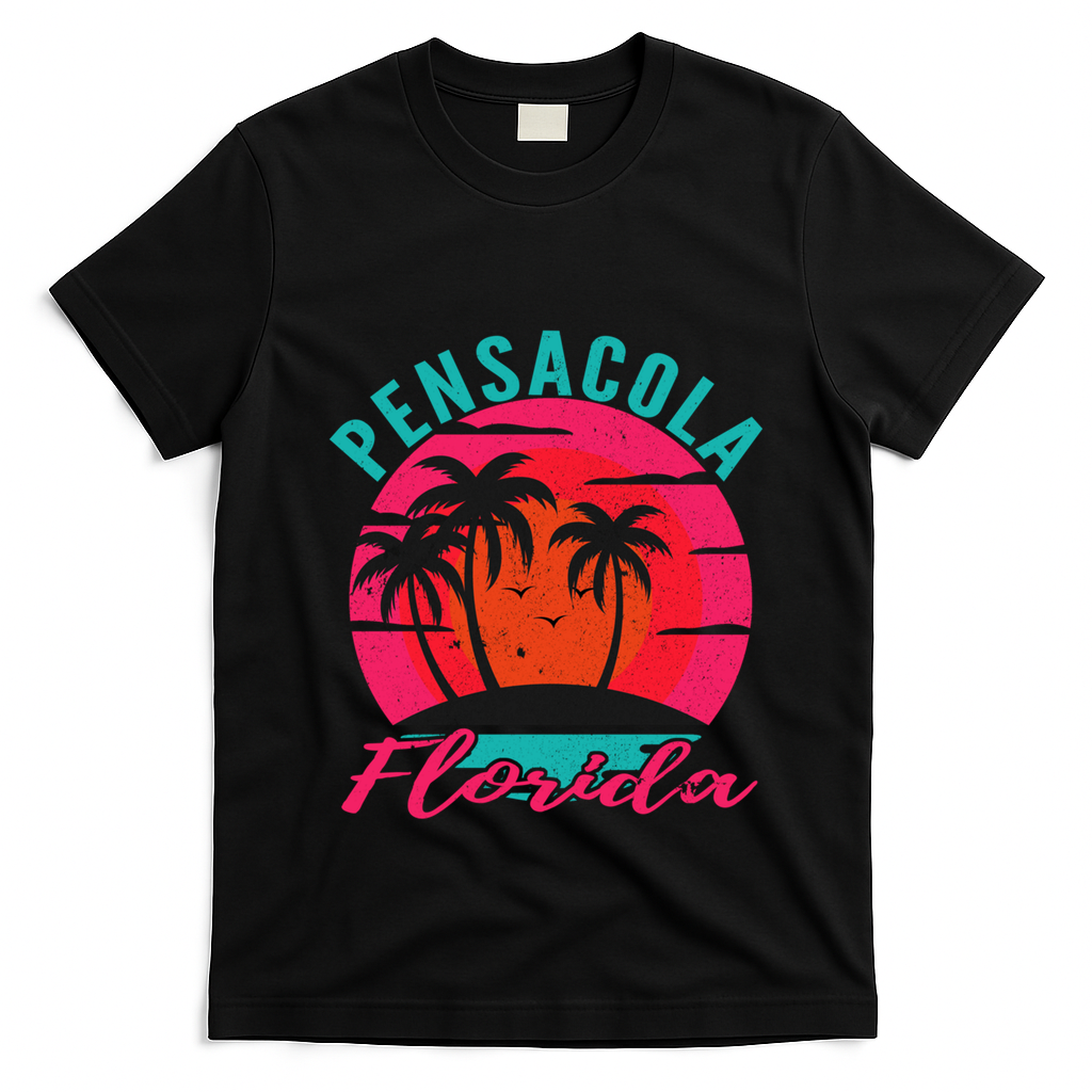 Pensacola Florida Beach Vacation Sunset Gift T-Shirt