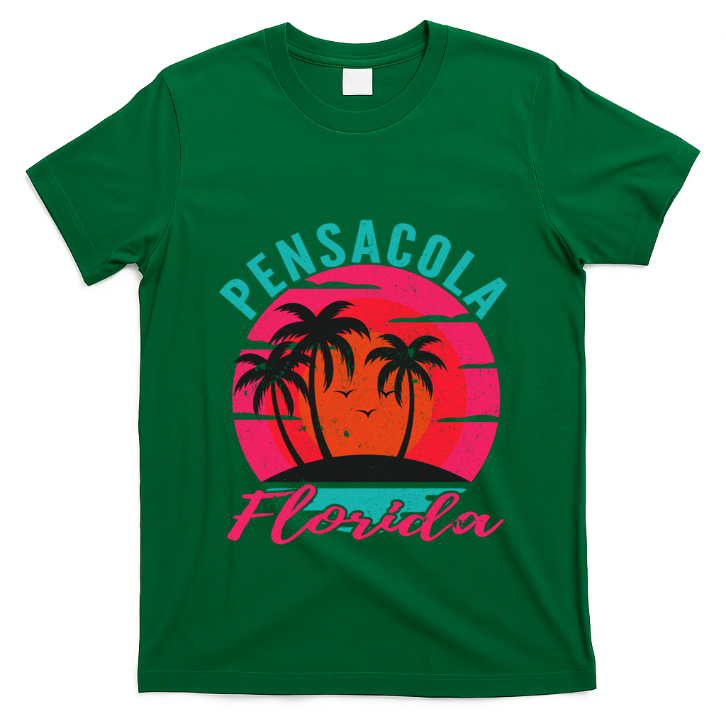 Pensacola Florida Beach Vacation Sunset Gift T-Shirt