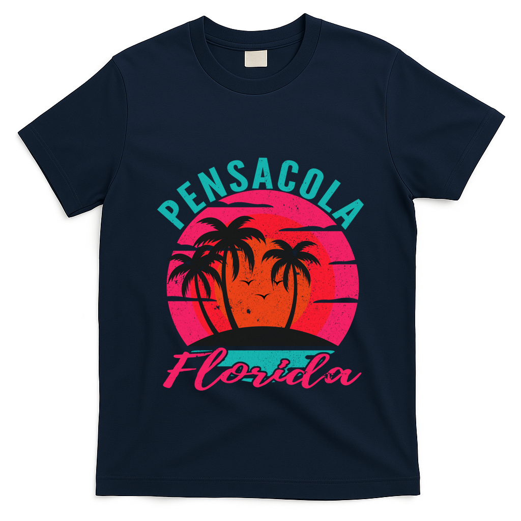 Pensacola Florida Beach Vacation Sunset Gift T-Shirt