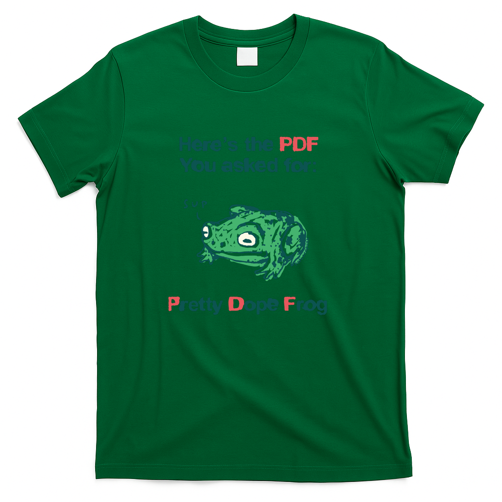 PDF frog - Green
