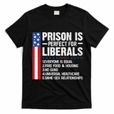Prison For Liberals T-Shirt - Black