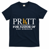 Pratt For Mayor Of Los Angelas LA Pride T-Shirt - Navy