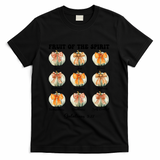 Pumpkin Fruit Of The Spirit Fall Halloween Bible Verse T-Shirt - Black