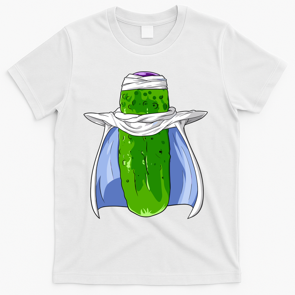 Pickel-o Funny Spoof Anime Pickle T-Shirt - White