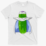 Pickel-o Funny Spoof Anime Pickle T-Shirt - White