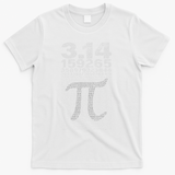 Pi For Teacher Vintage 3.14 Digits Happy Pi Day T-Shirt - White