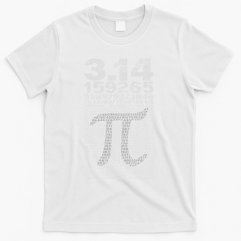 Pi For Teacher Vintage 3.14 Digits Happy Pi Day T-Shirt - White