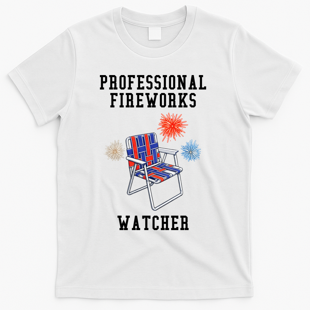 Professional Fireworks Watcher T-Shirt - White