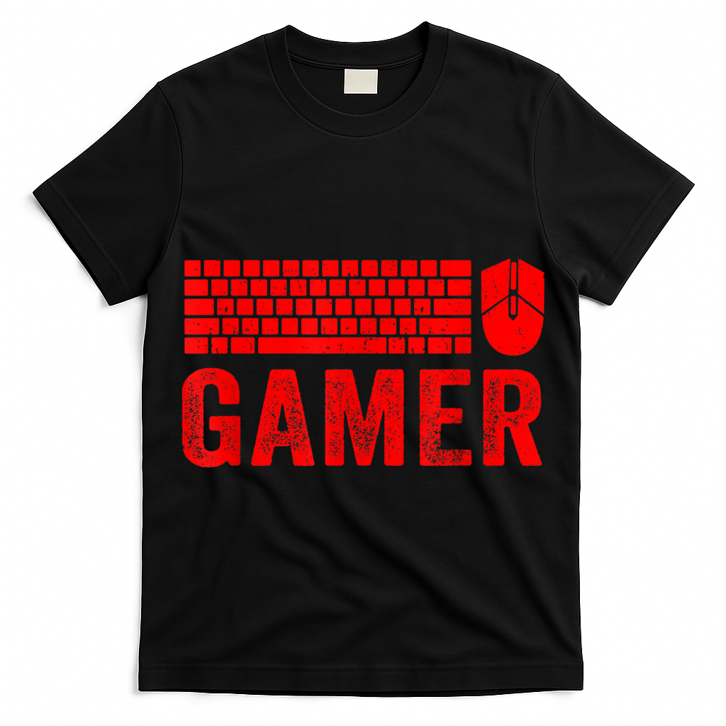 PC Gaming Keyboard Mouse WASD For Computer Gamers T-Shirt