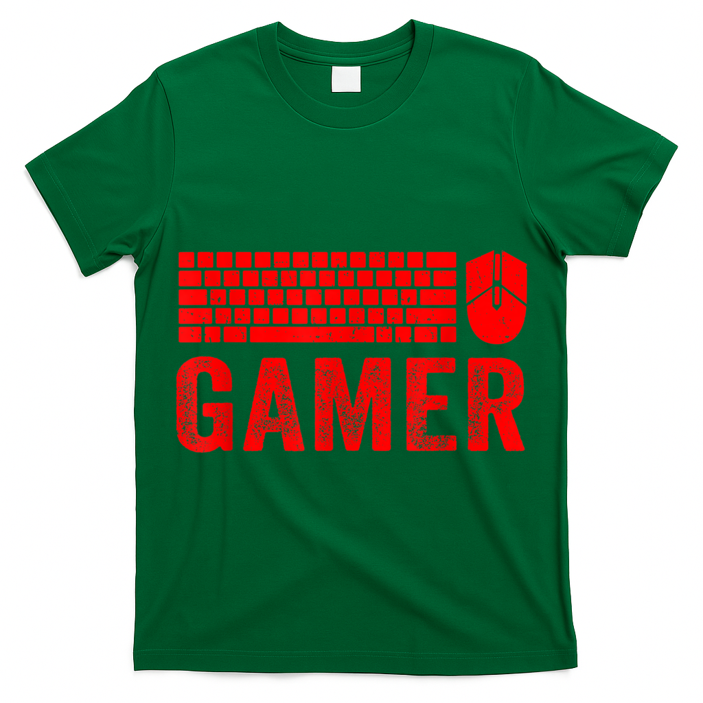 PC Gaming Keyboard Mouse WASD For Computer Gamers T-Shirt