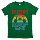 PRESTON Gift Name Personalized Funny Gaming Geek Birthday T-Shirt