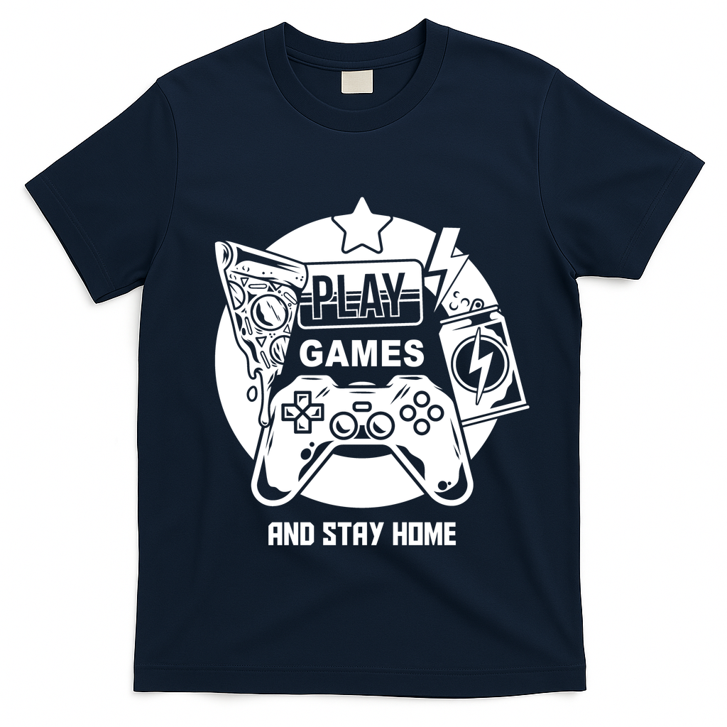 Play Games And Stay Home T-Shirt
