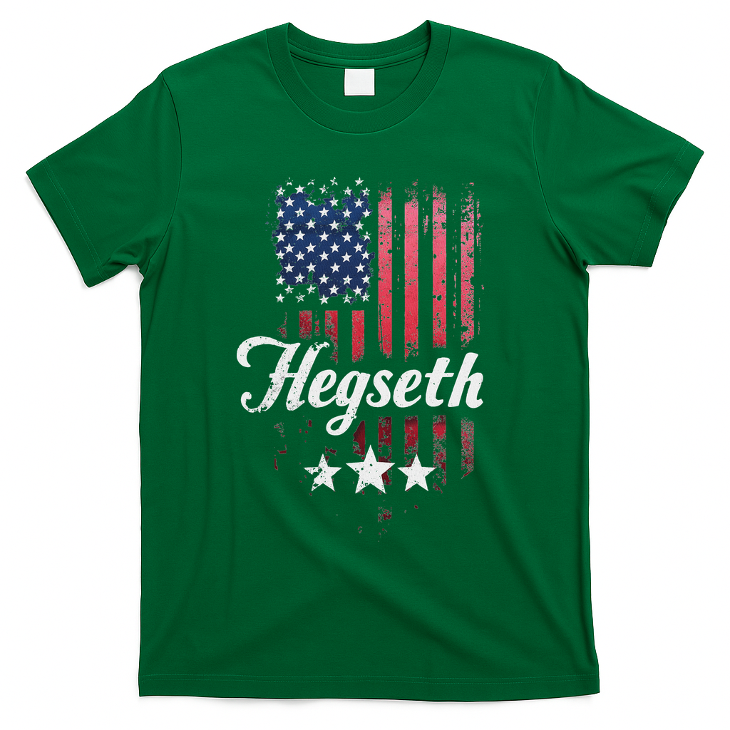 Pete Hegseth Secretary Of Defense Trump Pick Maga Support T-Shirt - Green