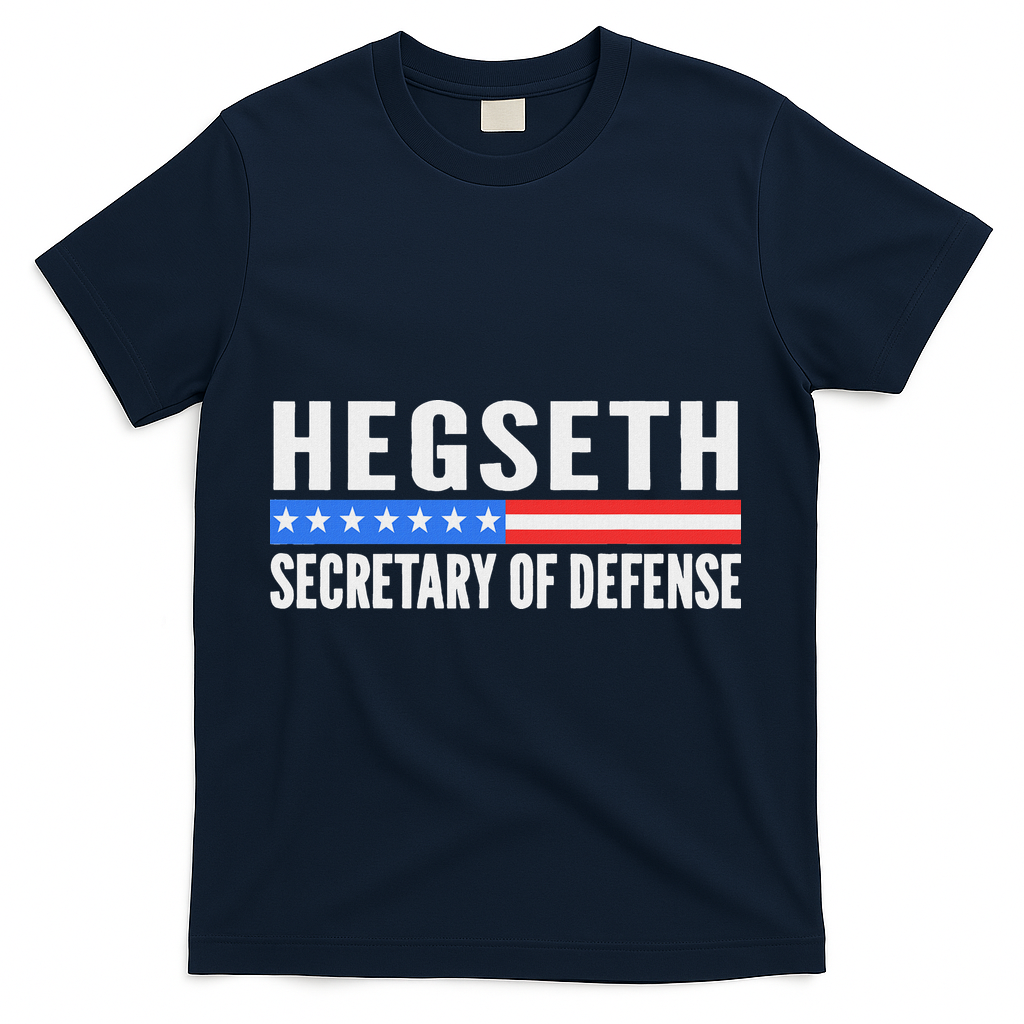 Pete Hegseth Secretary Of Defense T-Shirt - Navy