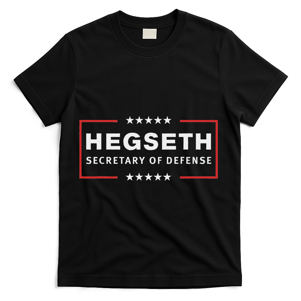 Pete Hegseth Secretary Of Defense Trump Pick Maga T-Shirt - Black