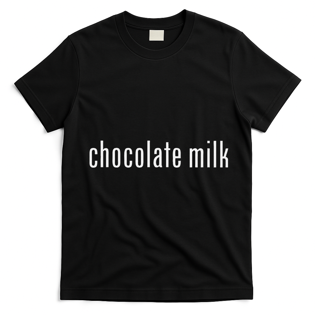 Pretend Im Chocolate Milk Costume Halloween T-Shirt - Black