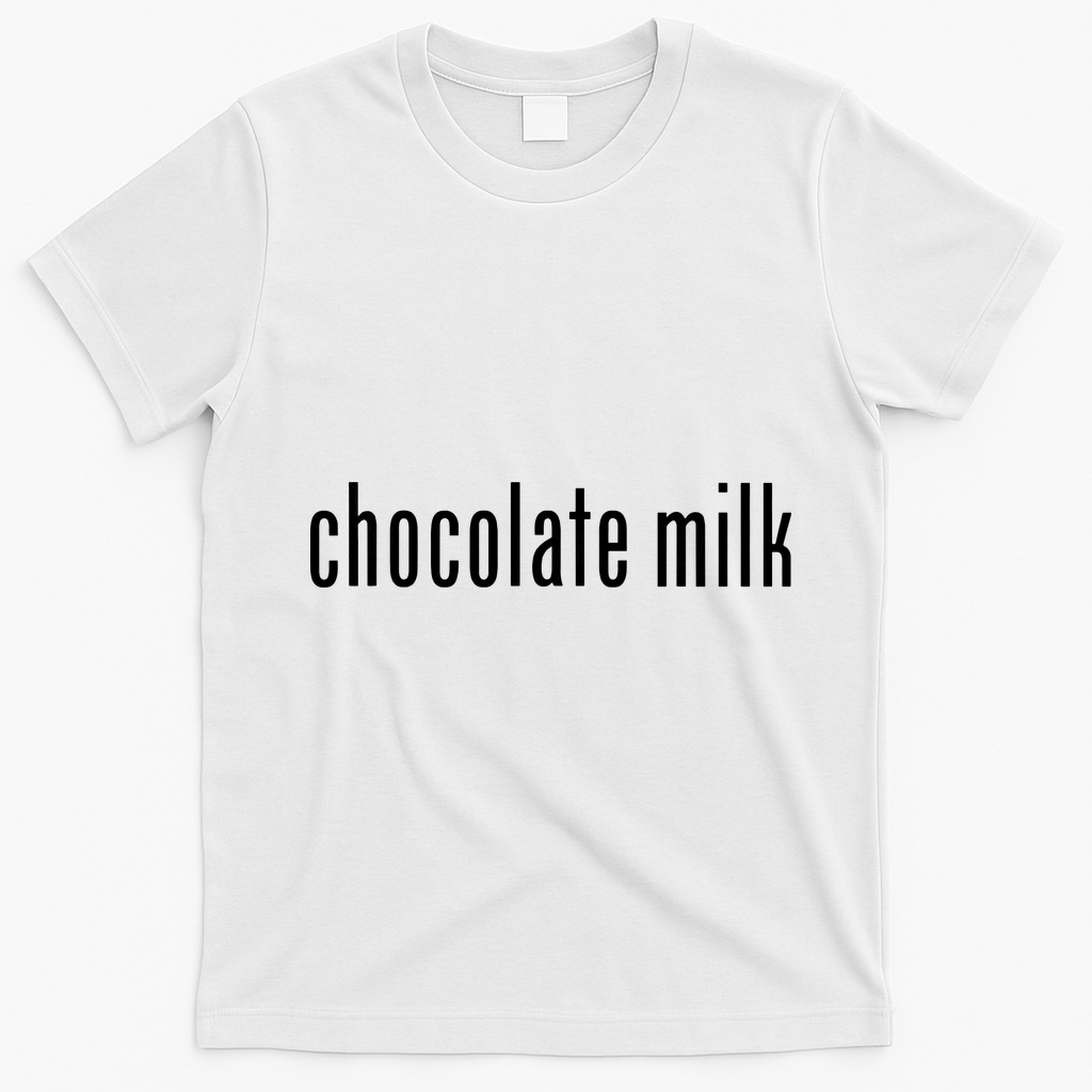 Pretend Im Chocolate Milk Costume Halloween T-Shirt - White