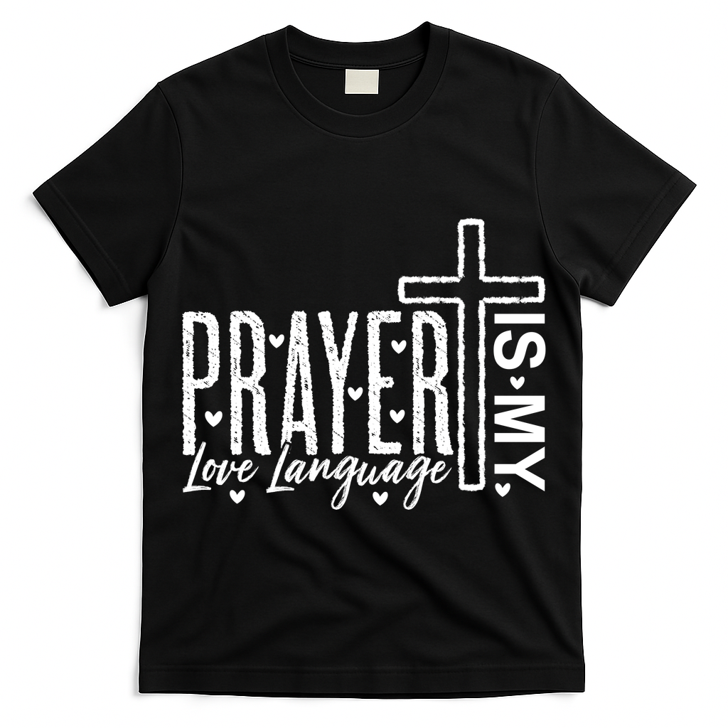 Prayer Is My Love Language Christian Quote T-Shirt