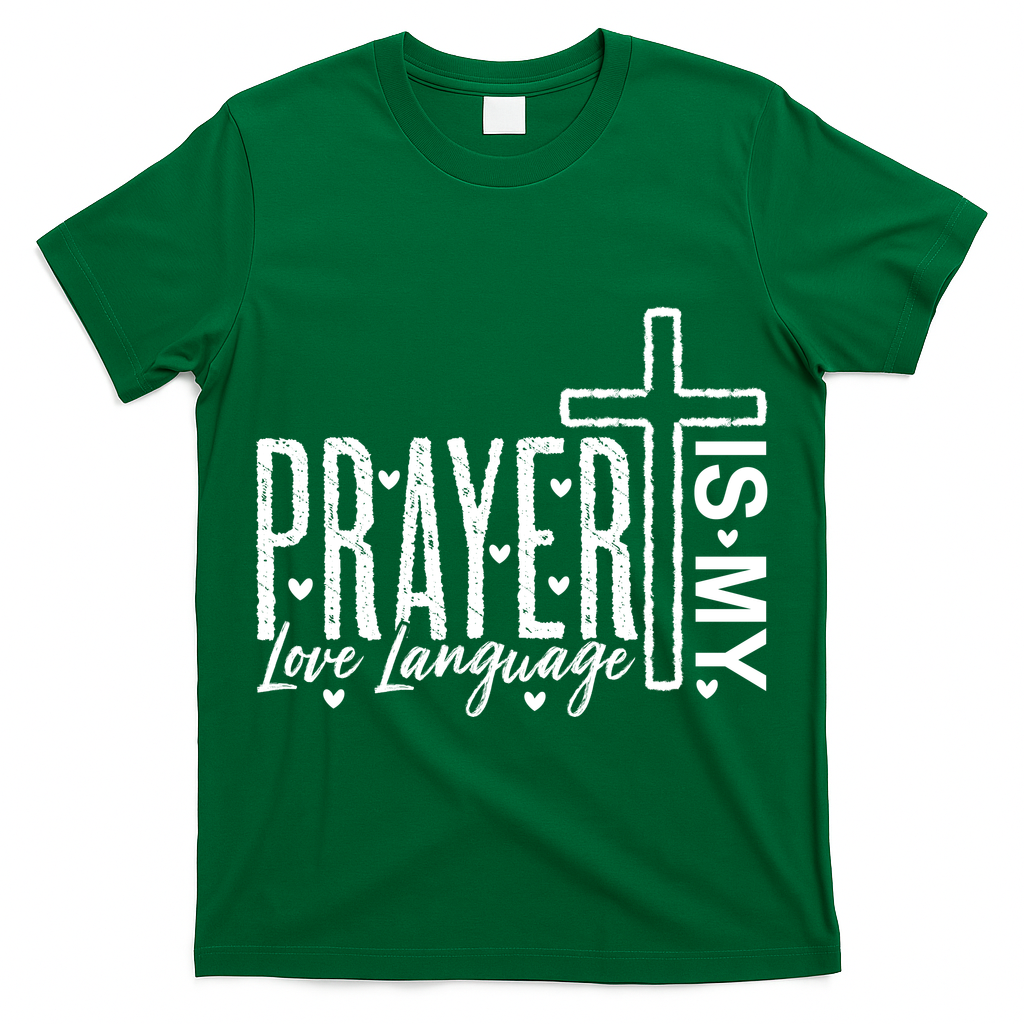 Prayer Is My Love Language Christian Quote T-Shirt
