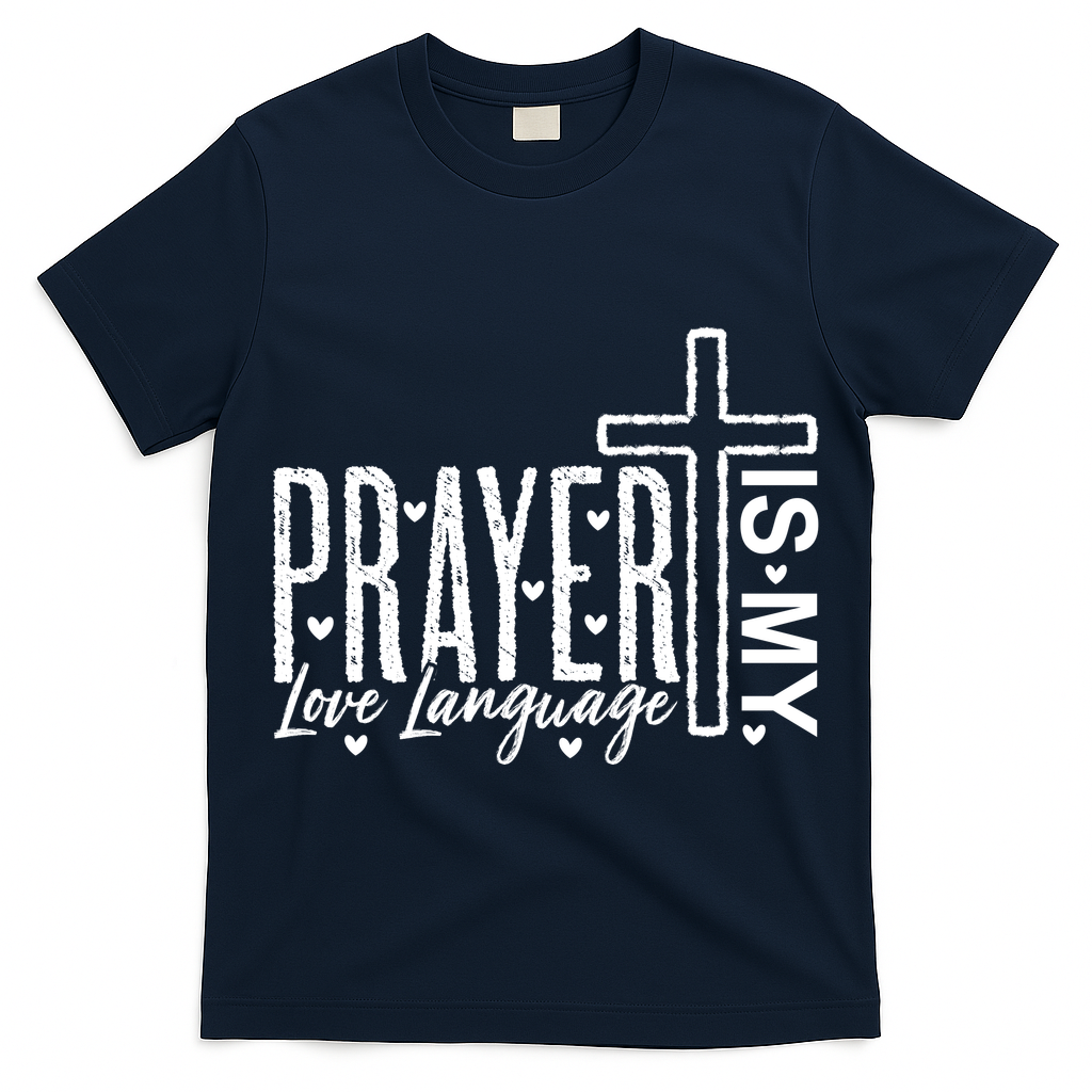 Prayer Is My Love Language Christian Quote T-Shirt