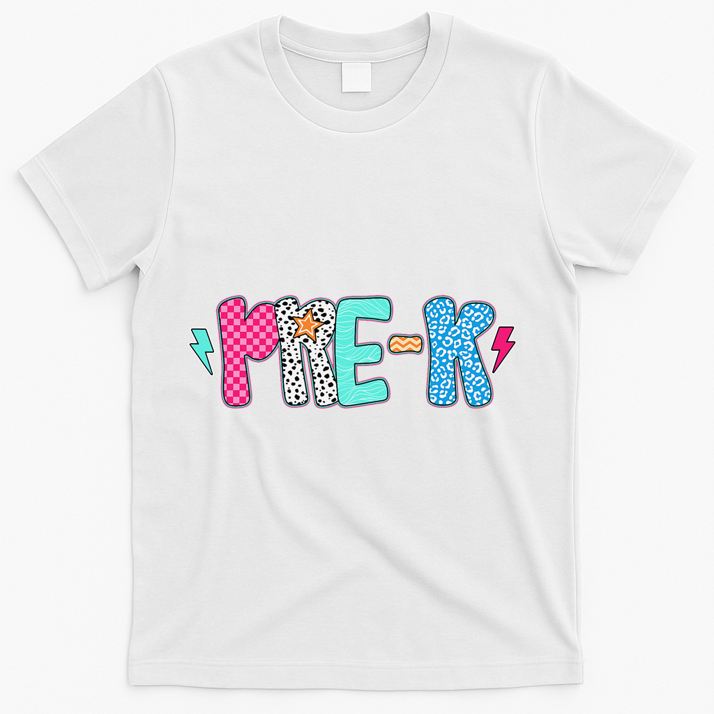 Pre K Teacher Student First Day Of School Back To School T-Shirt - White