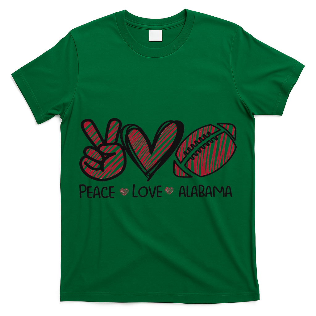Peace Love Alabama T-Shirt