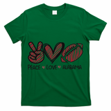 Peace Love Alabama T-Shirt