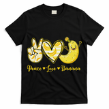 Peace Love Bananas Fresh Banana Fruit Lover Women T-Shirt