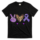 Peace Love Hope End Domestic Violence Awareness T-Shirt