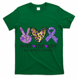 Peace Love Hope End Domestic Violence Awareness T-Shirt