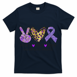 Peace Love Hope End Domestic Violence Awareness T-Shirt