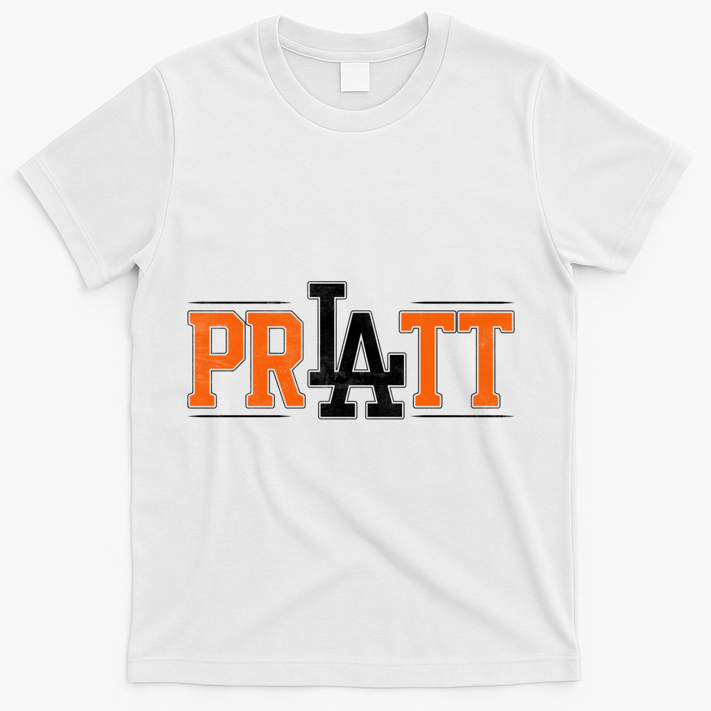 Pratt LA  Los Angeles T-Shirt - White