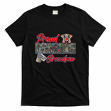Proud Marine Grandma Personalize Dog Tags T-Shirt