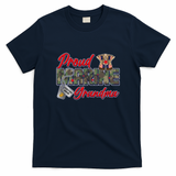 Proud Marine Grandma Personalize Dog Tags T-Shirt