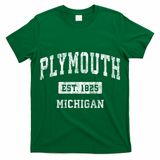 Plymouth Michigan Mi Vintage Sports T-Shirt