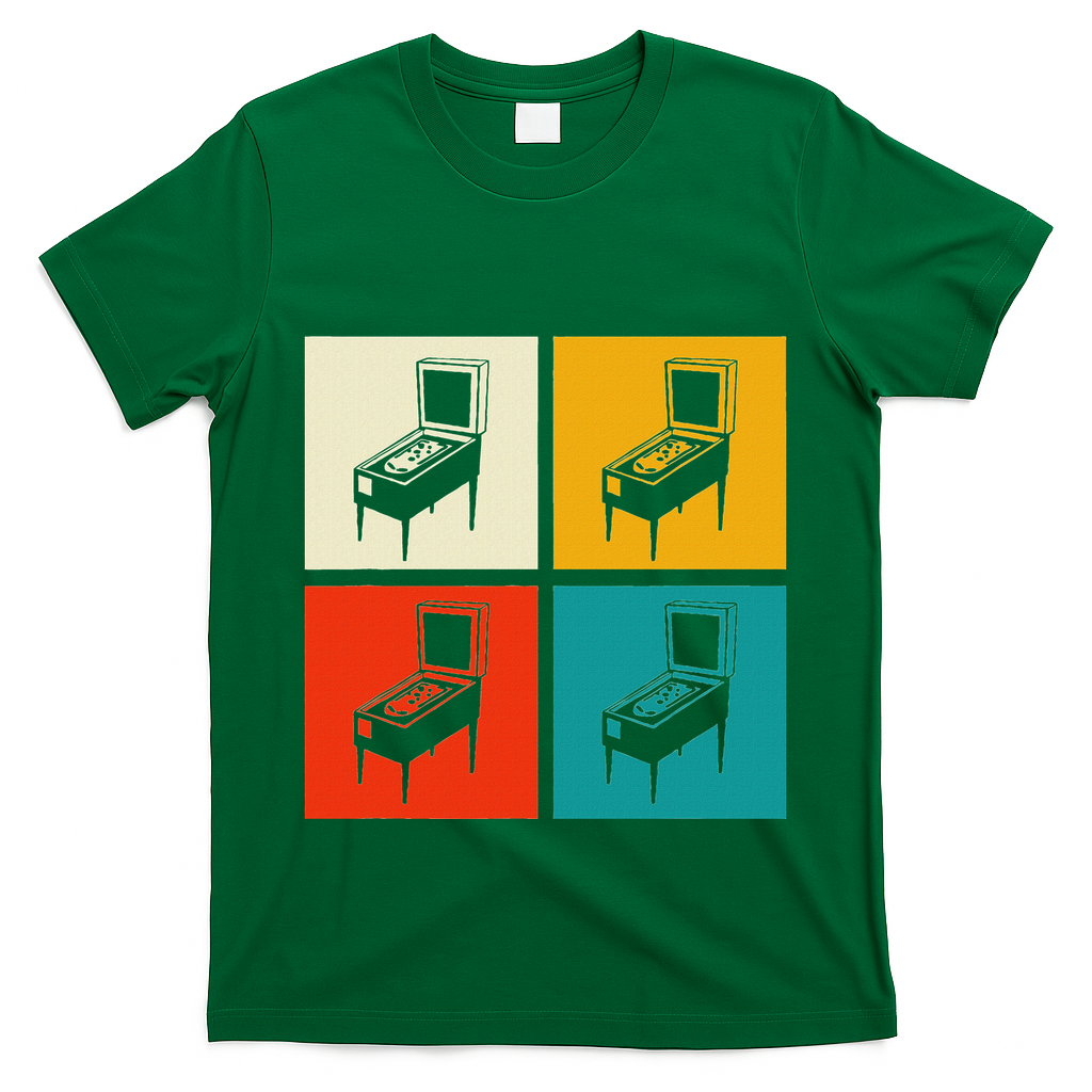 Pinball Machine Pinball Player Retro T-Shirt